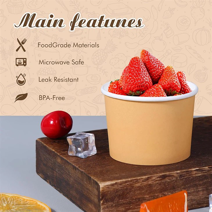 food-grade paper bowls