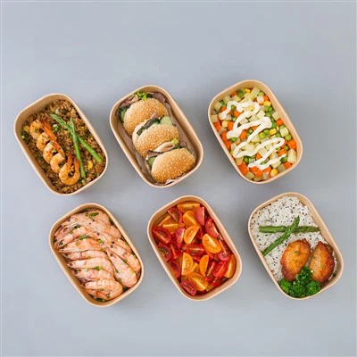 Carré 500 ml de bol kraft 1000 ml